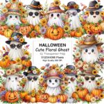 Cute Halloween Ghost Clipart