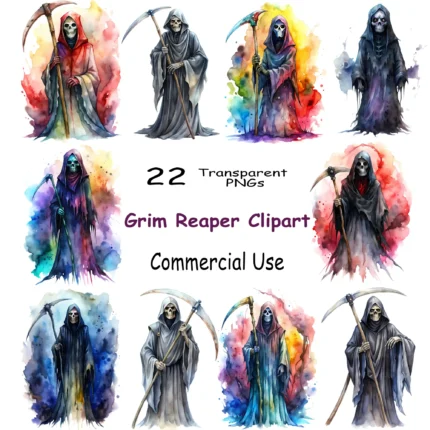 Art Joy Print Grim Reaper Clipart