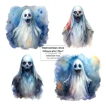 Art Joy Print Halloween Ghost Clipart