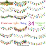 Christmas Lights Clipart