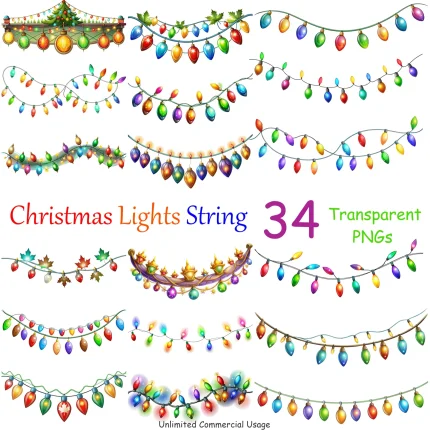 Christmas Lights Clipart