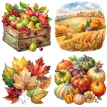 Thanksgiving Fall Harvest Clipart