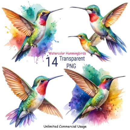 Hummingbirds Clipart