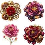 Jeweled Carnation Clipart