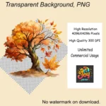 Fall Oak Tree Clipart
