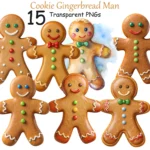 Art Joy Print Gingerbread Man Clipart