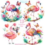 Art Joy Print Flamingo Clipart