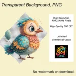 Art Joy Print Whimsical Birds Clipart
