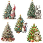 Art Joy Print Christmas Tree Clipart