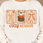 Art Joy Print Studio Cozy Season Fall Shirt PNG