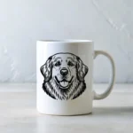 Art Joy Print Golden Retriever Head SVG