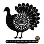 Art Joy Print Mandala Turkey SVG