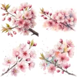 ArtJoyPrint Cherry Blossom Clipart