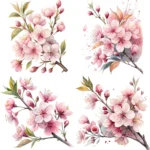 Art Joy Print Cherry Blossom Clipart