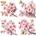 ArtJoyPrint Cherry Blossom Clipart