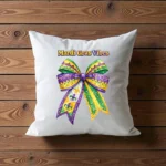 Mardi Gras Bow PNG Oil Paint Effect Carnival Design Digital Download Commercial Use - Image 5