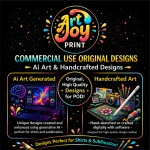 Art Joy Print AI Art Shirt Design Notice
