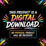 Art Joy Print Digital Download Notice