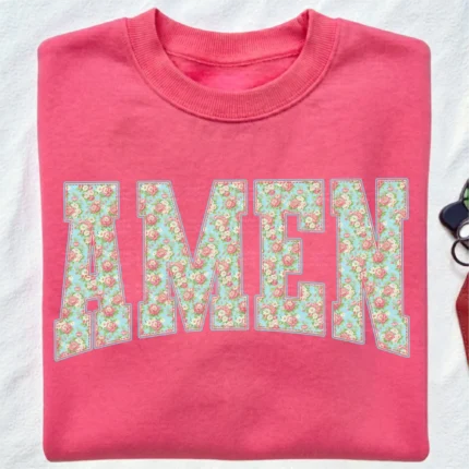 Art Joy Print Amen Floral PNG