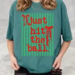 Art Joy Print Just Hit The Ball Bow Stripes Shirt PNG