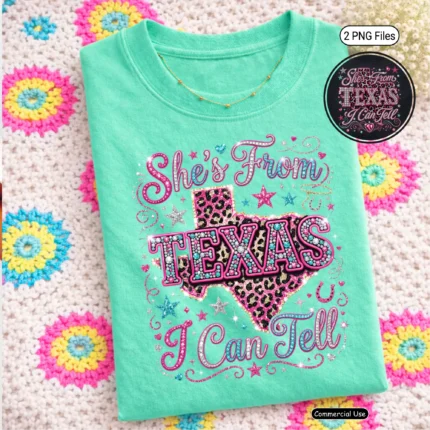 Art Joy Print Texas Girl PNG