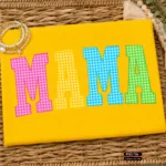Art Joy Print Houndstooth Mama PNG