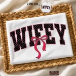 Art Joy Print Wifey Shirt PNG