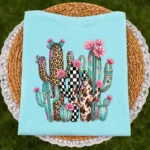 Art Joy Print Western Cactus Shirt PNG
