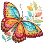 Art Joy Print Embroidery Butterfly Clipart